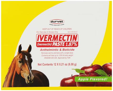 Top brand dewormers to keep your horse free of parasites. . Ivermectin wormers for horses